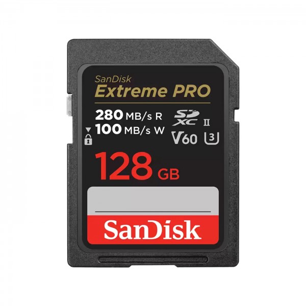 SanDisk SDXC Extreme Pro UHS-II, V60, 128 GB