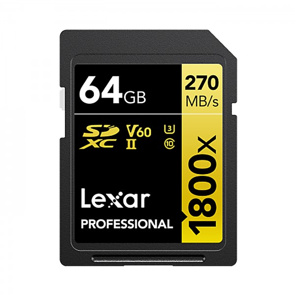 Lexar SDXC Professional UHS-II 1800x 64 GB