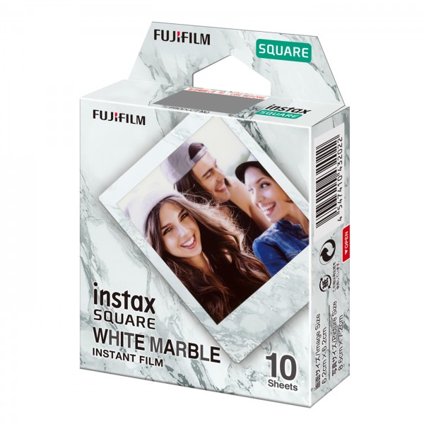 Fuji Instax SQUARE White Marble Film 10 Aufn.