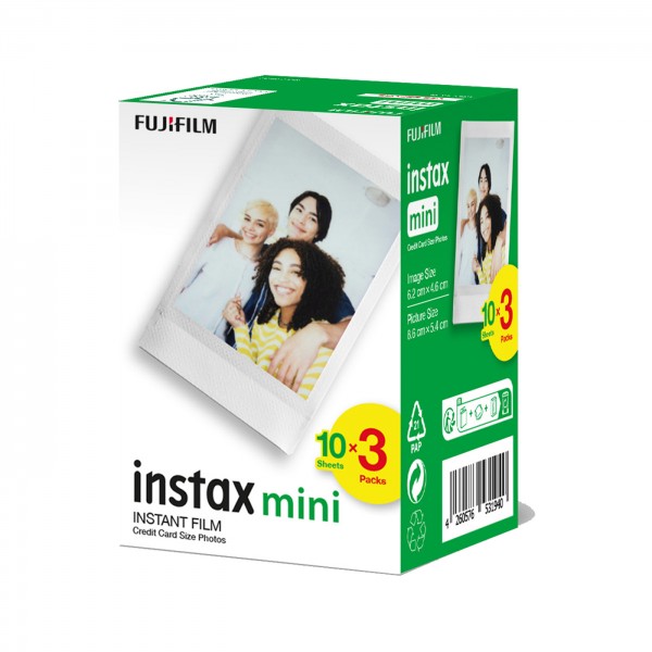 Fuji instax mini Sofortbildfilm Color 3x10 Bilder