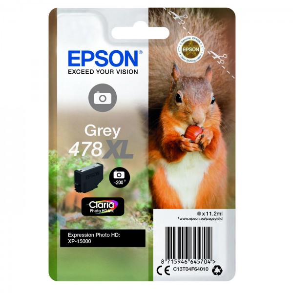 Epson Tinte 478 XL grau