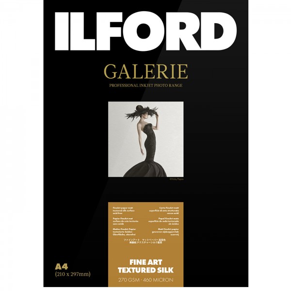 Ilford FineArtTextured Silk 270g13x18 50Bl