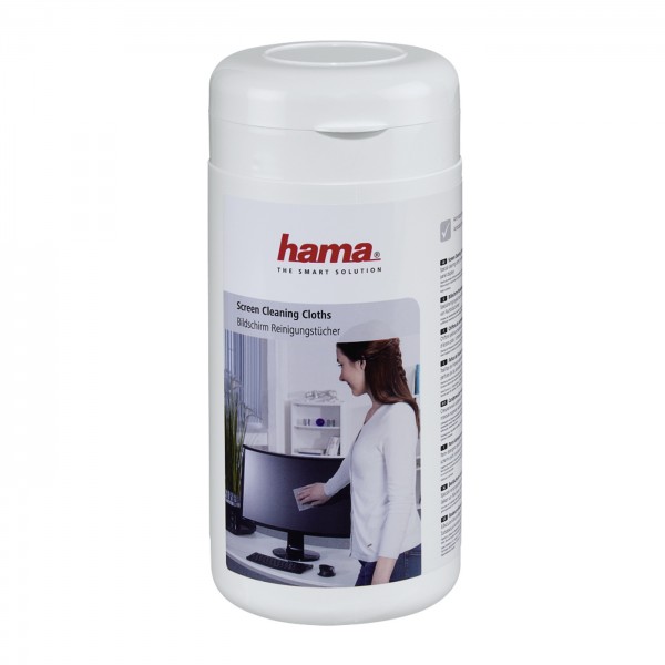 Hama Bildschirm-Reinigungstücher 100 Stück