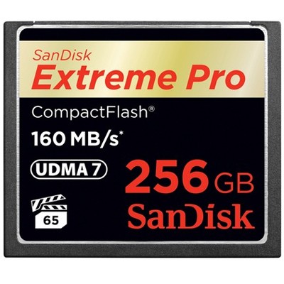 SanDisk Compact Flash Extreme Pro 256GB 160MB/s