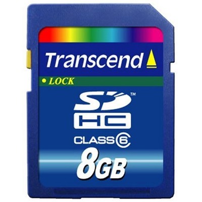 Transcend SDHC Class10 20MB/s 8GB