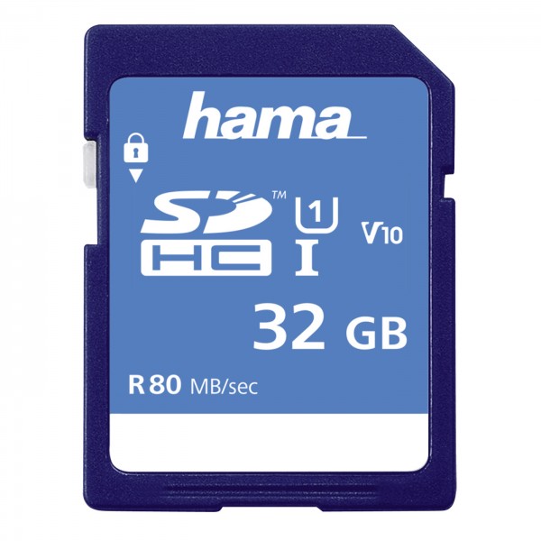 Hama SDHC 32GB Class 10 UHS-I 80 MB/s