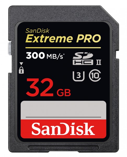 SanDisk Extreme Pro UHS II SDHC 32GB 300MB/s V90