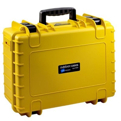 B&W Outdoor Koffer Typ 5000 m. Einteilung gelb