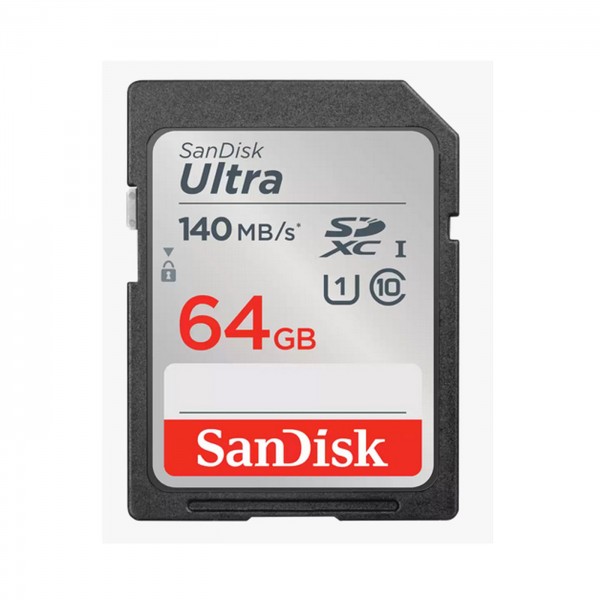 SanDisk SDXC Ultra 64GB Class 10 140 MB/s