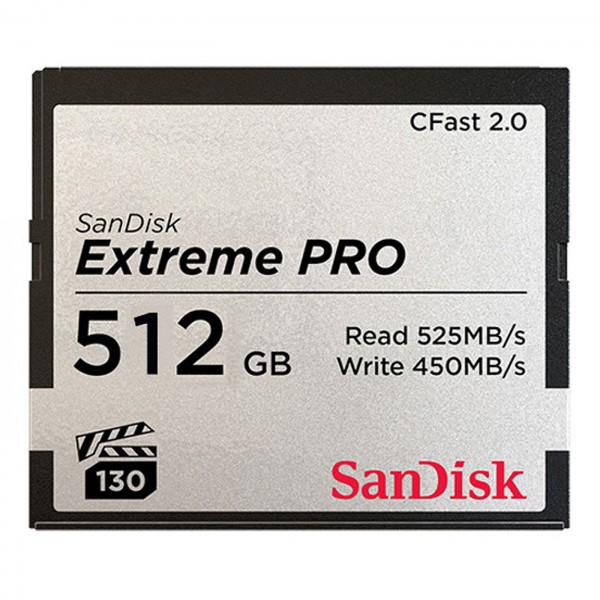 SanDisk CFast 2.0 Extreme Pro 512GB