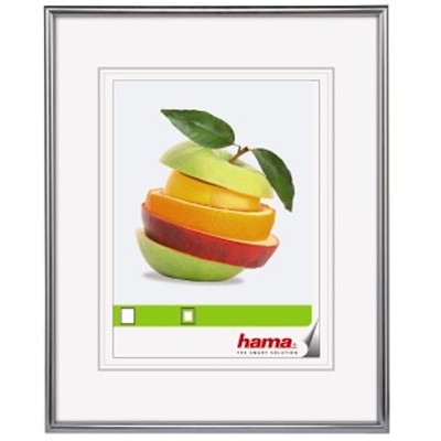 Hama Kunststoff-Rahmen "Sevilla" 24x30cm, silber