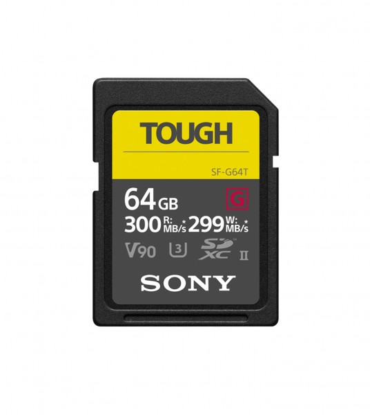 Sony SDXC SF-G Tough Class 10 UHS-II 300MB/s 64GB