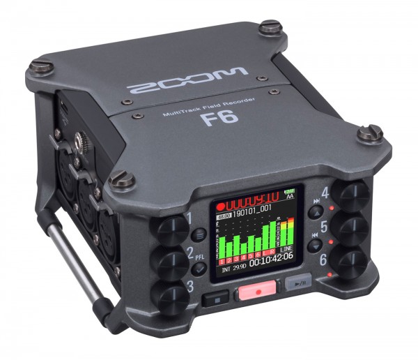 Zoom F6 MultiTrack Field Recorder f. Tonaufnahmen