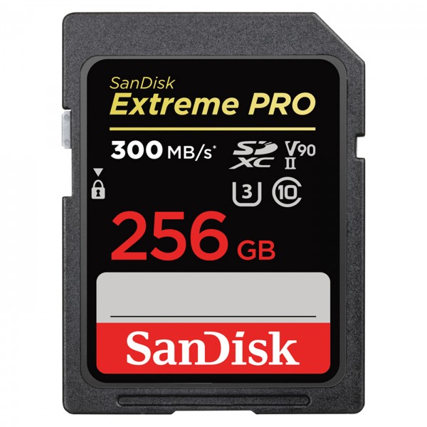 SanDisk Extreme SDXC Pro UHS II 256 GB 300MB/s V90