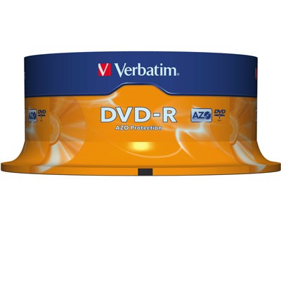 Verbatim DVD-R, 4,7 GB, 25er Spindel