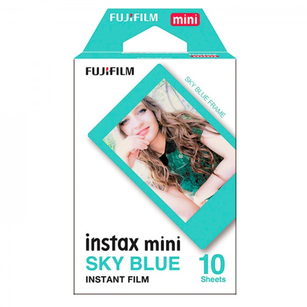 Fuji instax mini Sofortbildfilm „Blue Frame" 10er