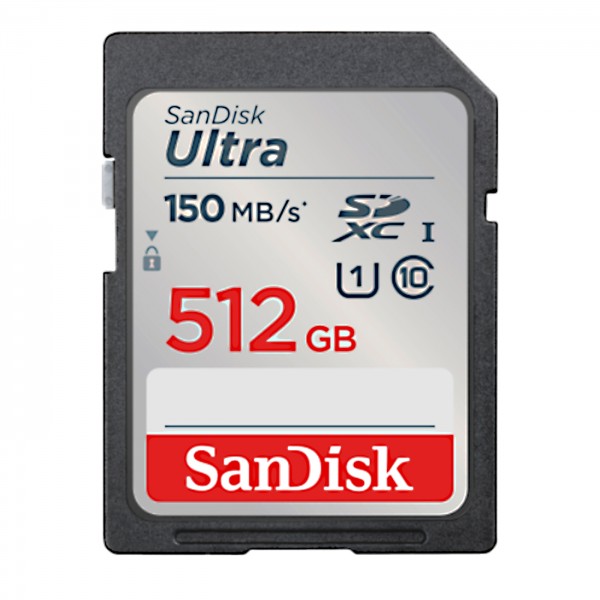 SanDisk SDXC Ultra 512 GB Class 10, 150 MB/s