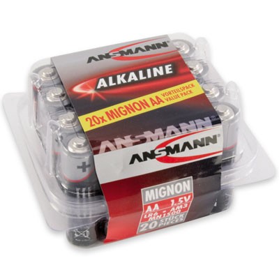 Ansmann Alkaline Mignon (AA/LR6) 20er-Box