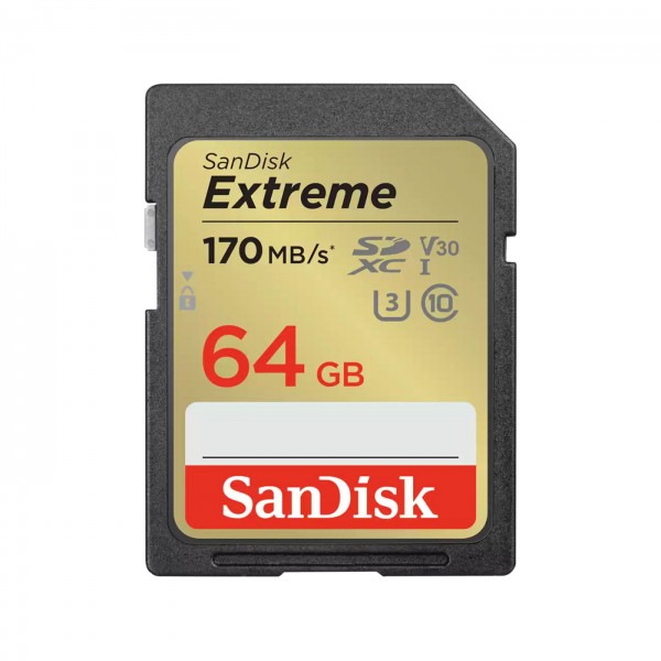 SanDisk SDXC Extreme 64GB Class 10 170 MB/s