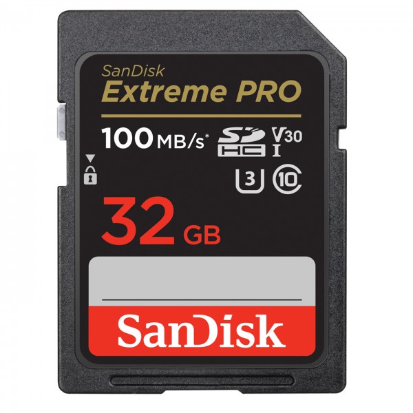 SanDisk SDHC Extreme Pro 32GB, UHS-I, 100MB/s