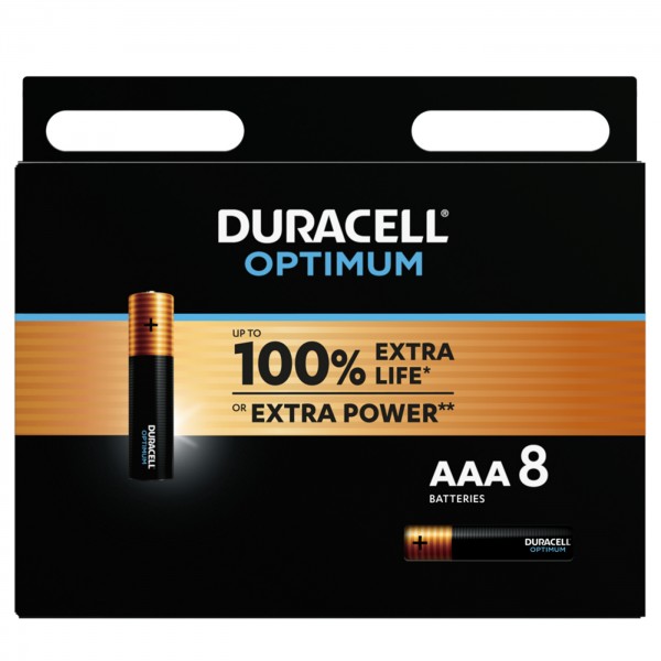 Duracell Optimum Micro AAA 8 Stück