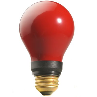 Dunkelkammerlampe 15W E27 rot