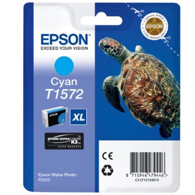 Epson Tinte (T1572) cyan für R3000