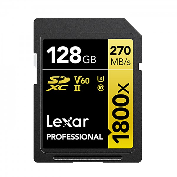 Lexar SDXC Professional UHS-II 1800x 128 GB