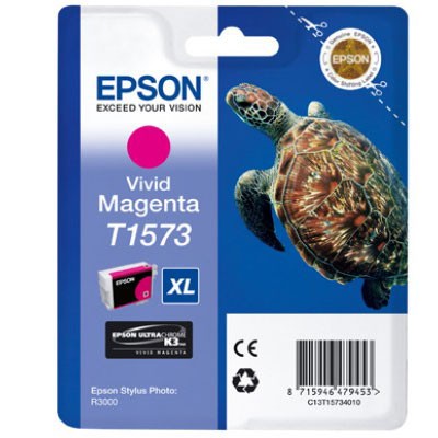 Epson Tinte (T1573) vivid magenta für R3000