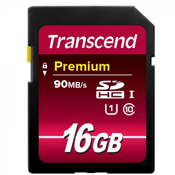 Transcend SDHC Class10 UHS-I 90MB/s 16GB