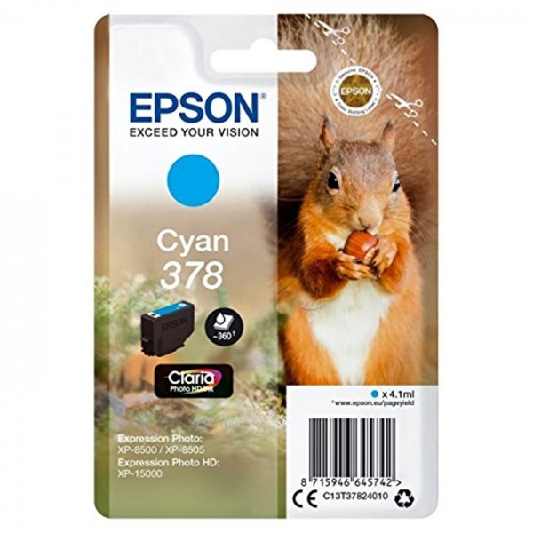 Epson Tinte 378 cyan