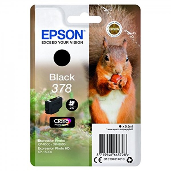 Epson Tinte 378 black