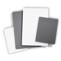 Novoflex Kontrollkarte grau/weiß (Zebra)