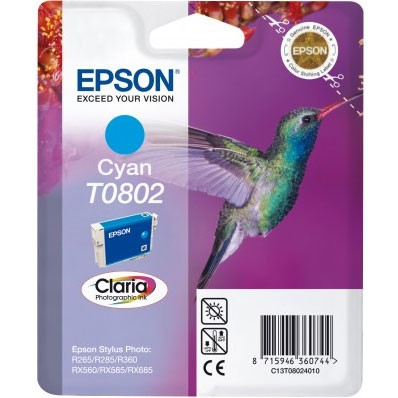 Epson Tinte Claria cyan T0802