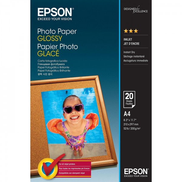 Epson Photo Papier glossy DIN A4 20 Bl. 200g