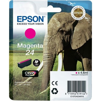 Epson Tinte (T2423) Magenta 24 Claria Photo HD