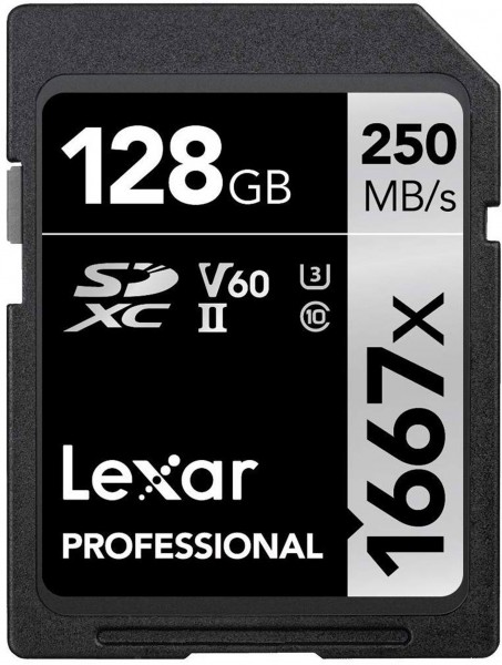 Lexar Professional SDXC UHS-II 1667x 128 GB