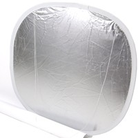 Lastolite Faltreflektor silber/weiß quadrat. 58cm