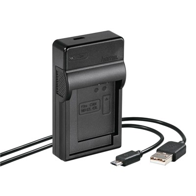 Hama USB-Ladegerät "Travel" für Canon NB-12L/13L
