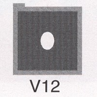 Cromatek Vignetten grau oval klein V12
