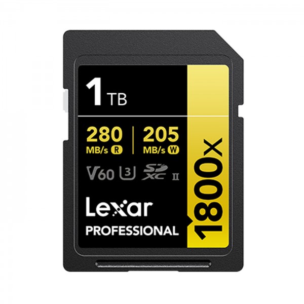 Lexar SDXC Professional UHS-II 1800x 1 TB