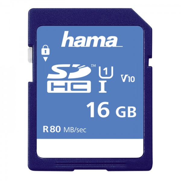 Hama SDHC 16GB Class 10 UHS-I 80 MB/s