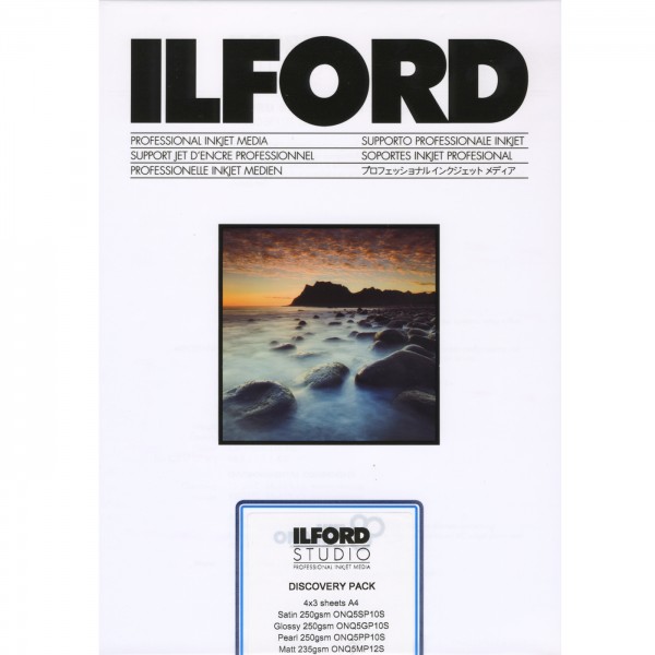 Ilford Omnijet Studio Discovery Pack 4x3 Blatt A4
