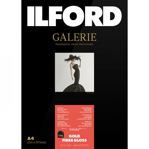 Ilford Galerie Gold Fibre Gloss 310g A2 25Bl