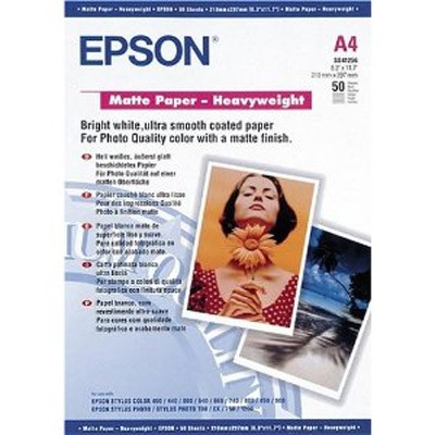 Epson Matte Paper-Heavy Weight, A4, 167g, 50 Bl.