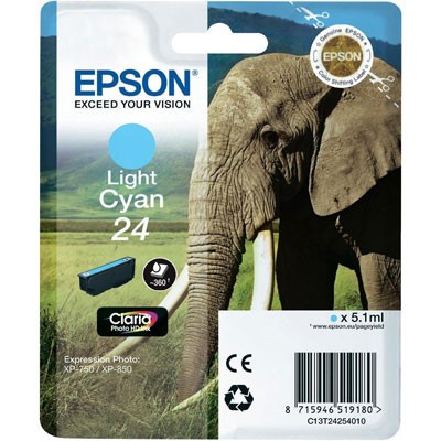 Epson Tinte (T2425) Light Cyan 24 Claria Photo HD