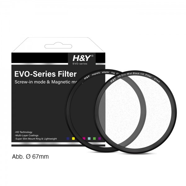 H&Y HD EVO Black Mist 1/2 Filter 82mm
