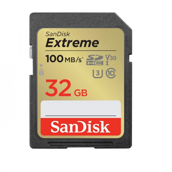 SanDisk SDHC Extreme 32GB Class 10 UHS-I 100 MB/s