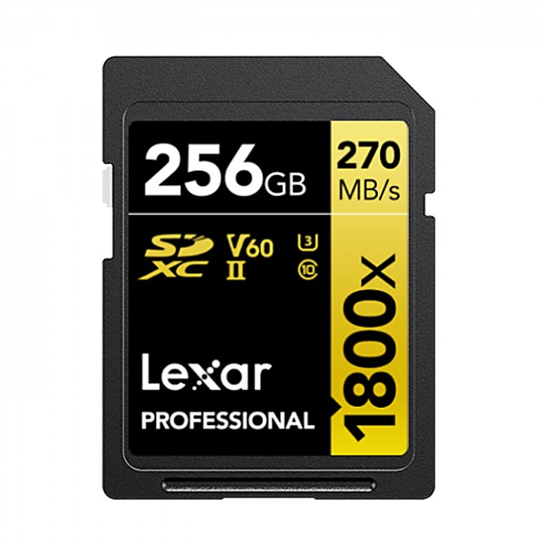 Lexar SDXC Professional UHS-II 1800x 256 GB