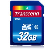 Transcend SDHC Class10 30MB/s 32 GB